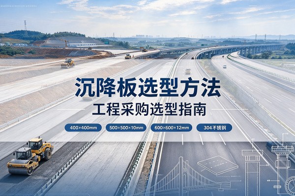 沿滩沉降板选择方法