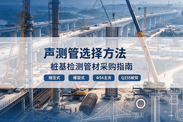 沿滩声测管选型标准
