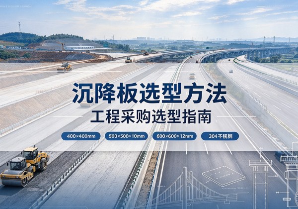 沿滩沉降板选择方法
