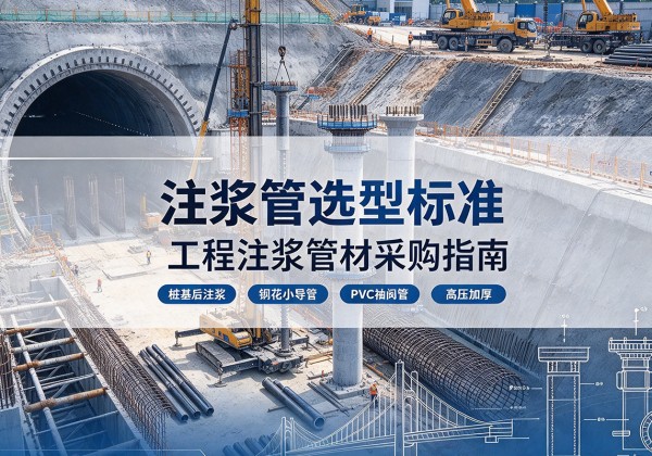 沿滩注浆管选型标准